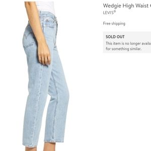 Levi's® Wedgie High Waist Crop Straight Leg